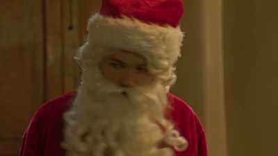 [Mrs. Ortega chuckles] - Santa Fake