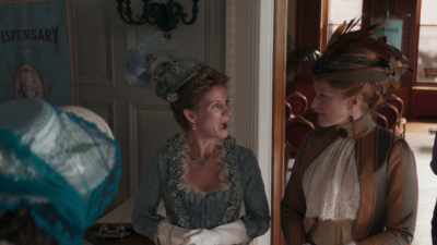 Mrs. Russell has come here today - The Gilded Age
