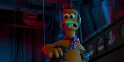 -[Mrs. Tweedy gasps]
-[Ginger gasps, grunts] - Chicken Run: Dawn of the Nugget