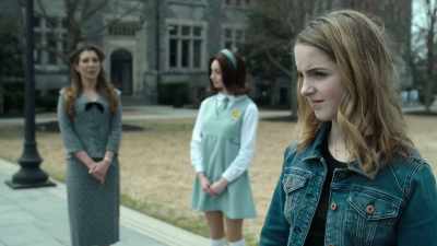 -Ms. Corbett.
-Yes, headmistress? - Just Beyond