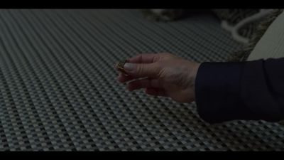 -[muffled, echoing breathing]
-[double thud] - House of Cards