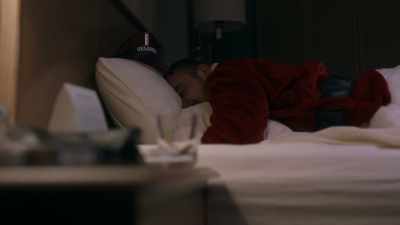 (MUFFLED GRUNTING AND MOANING) - Room 104