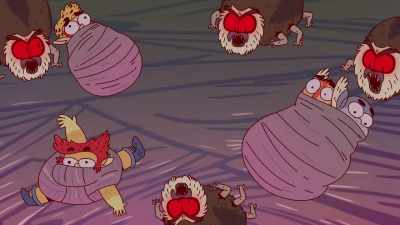 [muffled noises] - ThunderCats Roar