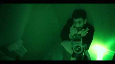 MUFFLED: Raza Shar, don't shoot!
- OFFICER SHOUTS: Roger that! - Informer