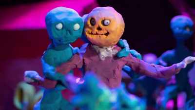 [muffled screaming] - The Paloni Show! Halloween Special!