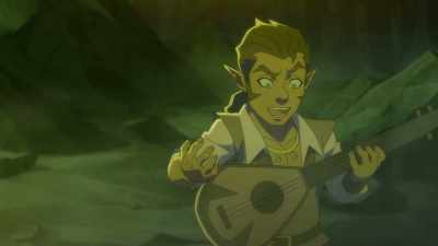 [muffled singing] - The Legend of Vox Machina