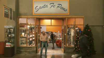 [muffled talking] - Santa Fake