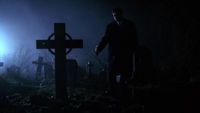 (Mulder) So, we staked out the cemetery. - The X-Files