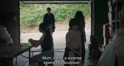 Mum, it was a surprise
seeing this sculpture. - 20,000 Species of Bees