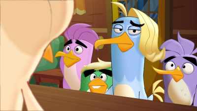 [mumbling] - Angry Birds: Summer Madness