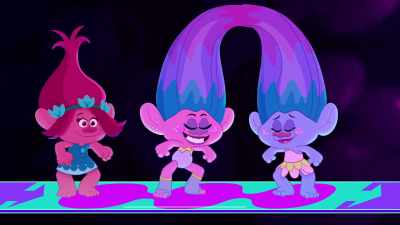 [ mumbling ] - Trolls: TrollsTopia