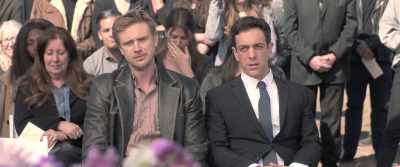 - (murmured agreement)
- MAN: That's right. - Vengeance