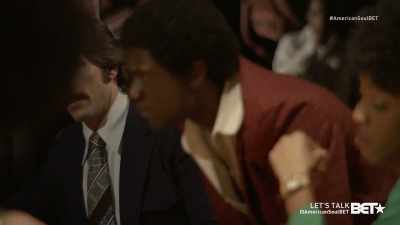 - (murmuring)
- (Moynihan laughs) - American Soul