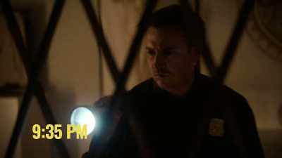 Murphy and Kuhn learn that
the guard's patrol pattern - History's Greatest Heists with Pierce Brosnan