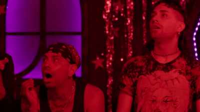[music booms]
[monsters gasp] - The Boulet Brothers' Dragula: Titans