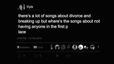 [music continues] - TFW No GF