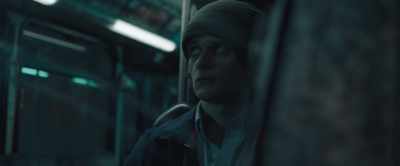 [MUSIC - DEVO, "GUT FEELING
/ [SLAP YOUR MAMMY]"] - Drunk Bus