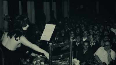 Music does not aim
at sound itself, - Personality Crisis: One Night Only