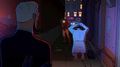 [♪ music ends] - Your Friendly Neighborhood Spider-Man