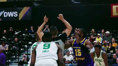 [music intensifies] - Destination NBA: A G League Odyssey