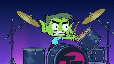 [music intensifies] - Teen Titans Go!