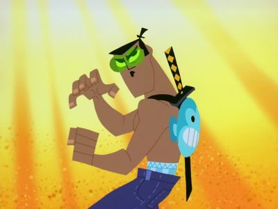 Music-maker man, - Samurai Jack