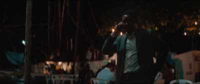 (MUSIC PLAYING)
(CELL PHONE VIBRATING) - Gringo
