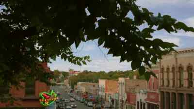 (MUSIC PLAYING IN CAFE) - Roswell, New Mexico