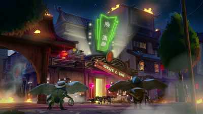 [music playing in club] - Gremlins: Secrets of the Mogwai