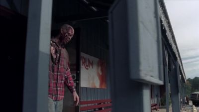 ( Music playing
over radio ) - The Walking Dead