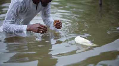 [music playing] - The Burial of Kojo