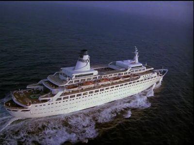 [Music playing] - The Love Boat