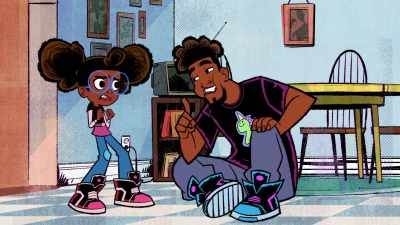 (music playing) - Marvel's Moon Girl and Devil Dinosaur