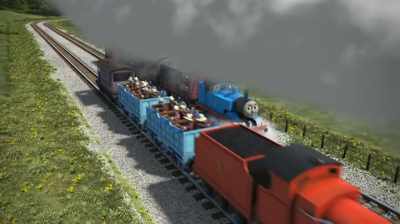 [music plays] - Thomas & Friends: Journey Beyond Sodor