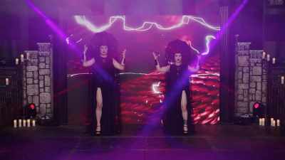 [music screeching] - The Boulet Brothers' Dragula: Titans