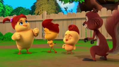 [music starts] - The Chicken Squad