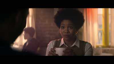 [music warps, slows to a stop] - The Other Black Girl