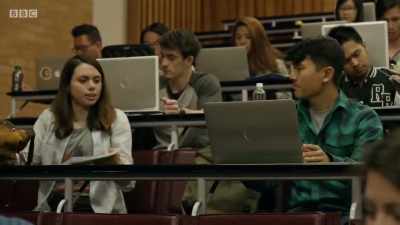 Must be the only one here
without a laptop. - Ronny Chieng: International Student