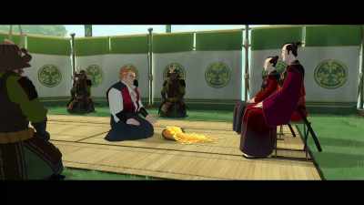 Mustn't I rate a seat
at that table this time? - BLUE EYE SAMURAI