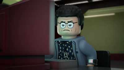 [muttering] "Dennis,
bring up the schematics." - LEGO Jurassic Park: The Unofficial Retelling