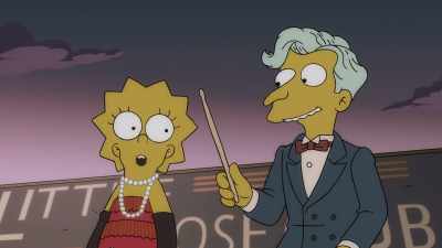 [muttering] Hmm? - The Simpsons: The Past and the Furious