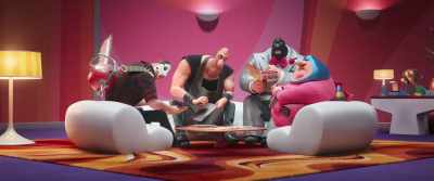 [Muzak playing quietly] - Minions: The Rise of Gru