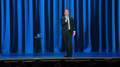 My actual speaking voice
that I am using right now - Jerry Seinfeld: 23 Hours to Kill