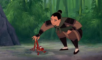 Uh my ancestors sent a little lizard to help meHey dragon dragon not lizardI don't do that tongue thing - Mulan