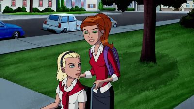 MY AUDITION'S OVER THE HILL
IN AN HOUR. - Ben 10: Ultimate Alien