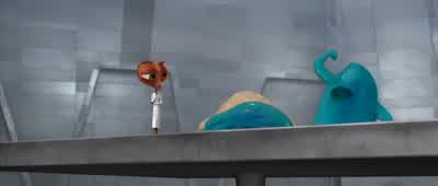 Just kidding I don't have a back - Monsters vs  Aliens