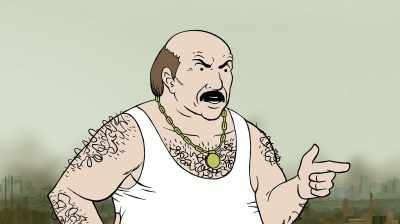- My best friend...
- Boxy Brown. - Aqua Teen Forever: Plantasm
