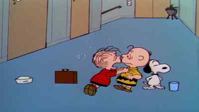 My blanket, Charlie Brown.
My blanket. - A Boy Named Charlie Brown