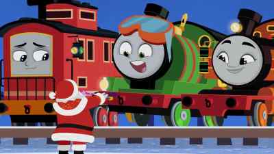 My blue first
place ribbon from school. - Thomas & Friends: The Christmas Letter Express