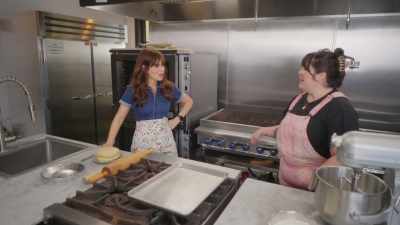 My business
is called Fat + Flour, - What Am I Eating? With Zooey Deschanel